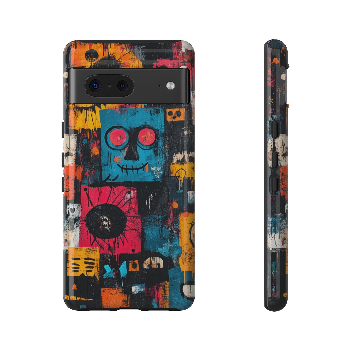 Jean-Michel Basquiat Art Phone Case – Modern Aesthetic Cover - iPhone, Samsung & Google Pixel Cover - Artistic Painting Case,  Art Lover Gift