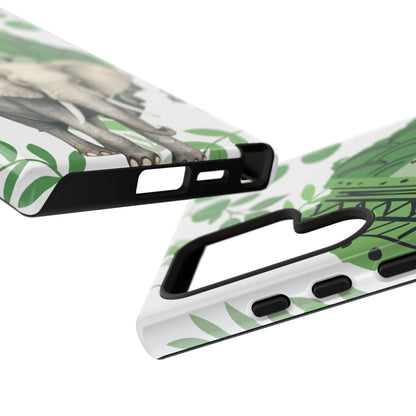 Tropical Elephant Mobile Cover – Nature-Inspired Boho Art