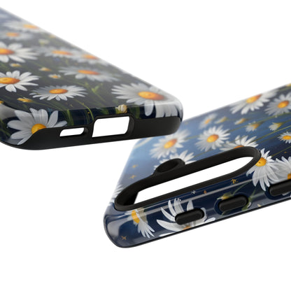Witchy Daisy Flowers Phone Case Vintage Botanical Cover