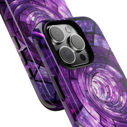 Hypnotic Spiral Optical Illusion Phone Case for iPhone, Samsung & Pixel