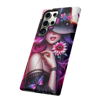 Celestial Charm – Cosmic Cowgirl & Butterfly Magic Mobile Cover