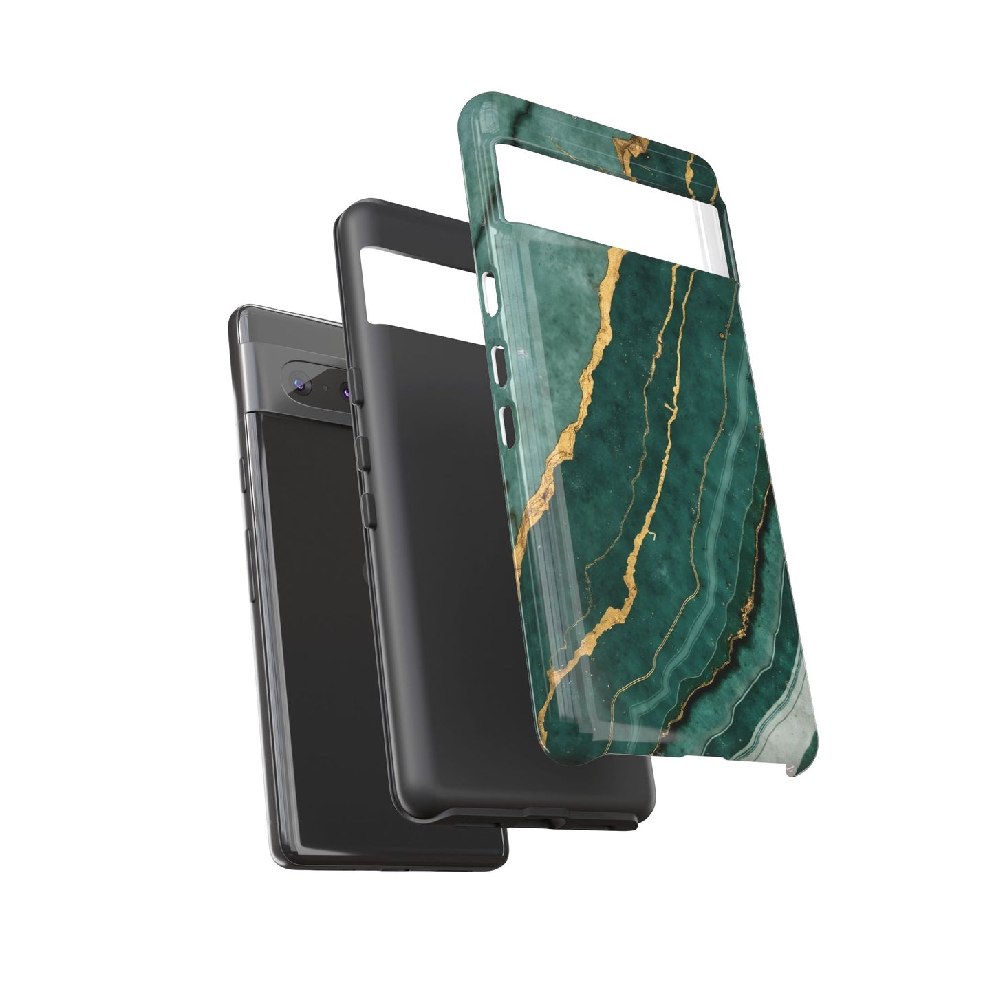 Jade Green Marble Case Design