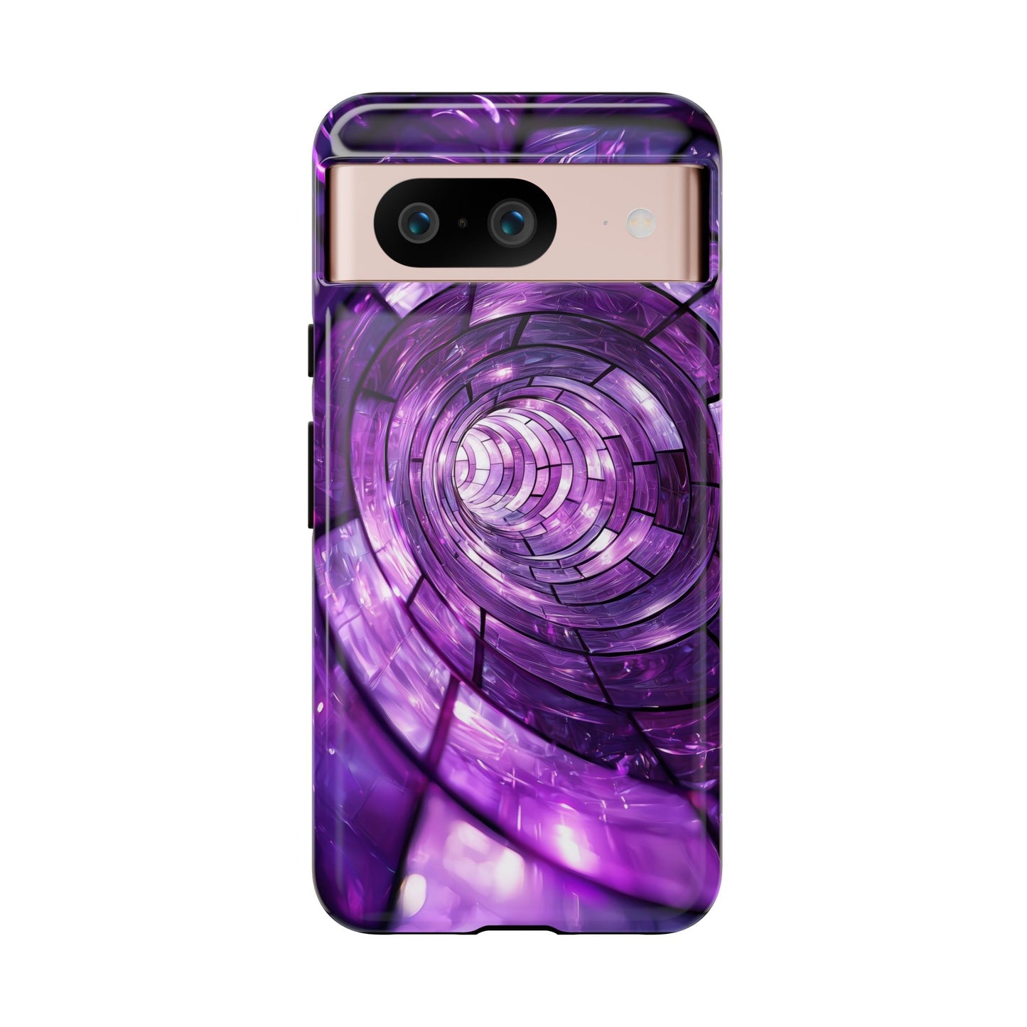 Hypnotic Spiral Optical Illusion Phone Case for iPhone, Samsung & Pixel