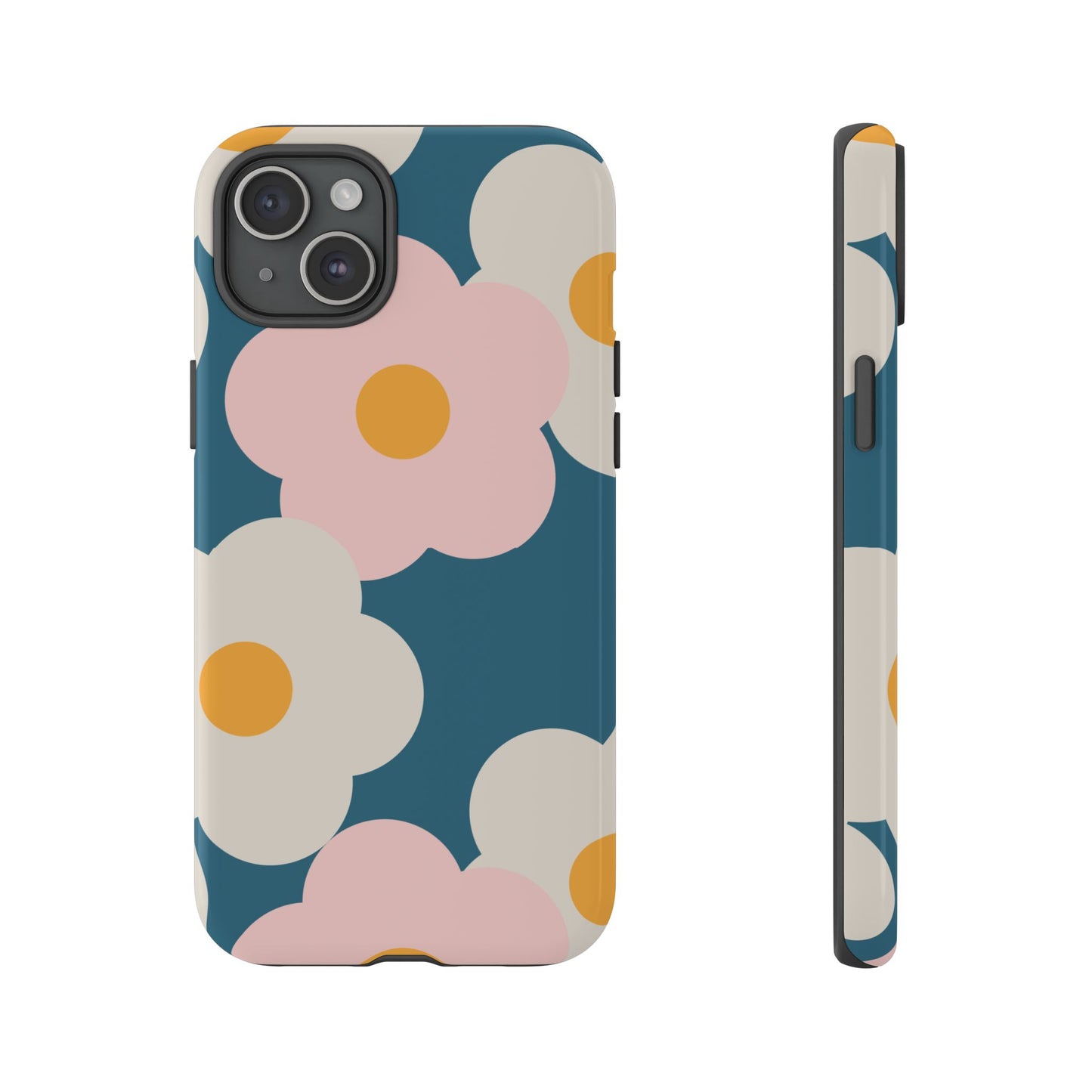 Retro Floral Phone Case – Vintage Aesthetic for iPhone, Samsung & Google Pixel