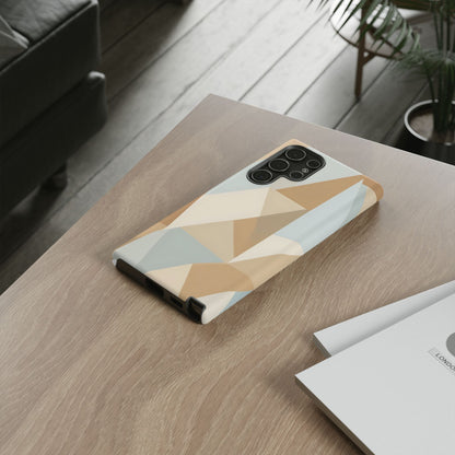 Neutral Geometrical Triangular Abstract Pattern