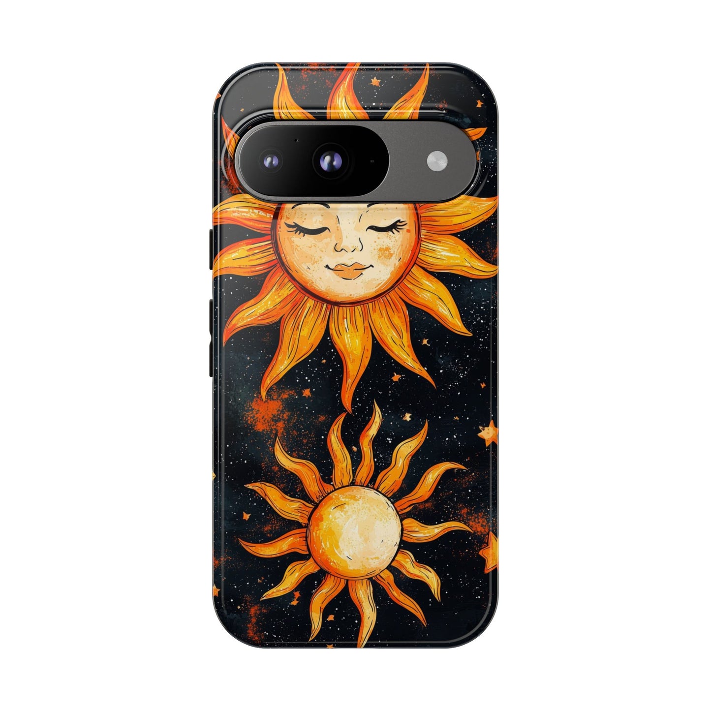 Celestial Sun & Moon Boho Phone Case for iPhone, Pixel & Samsung