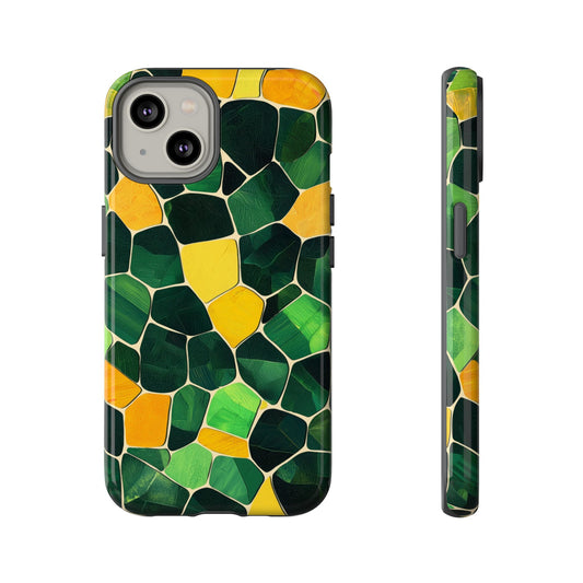 Turtle Shell Mosaic Phone Case for iPhone, Samsung & Google Pixel