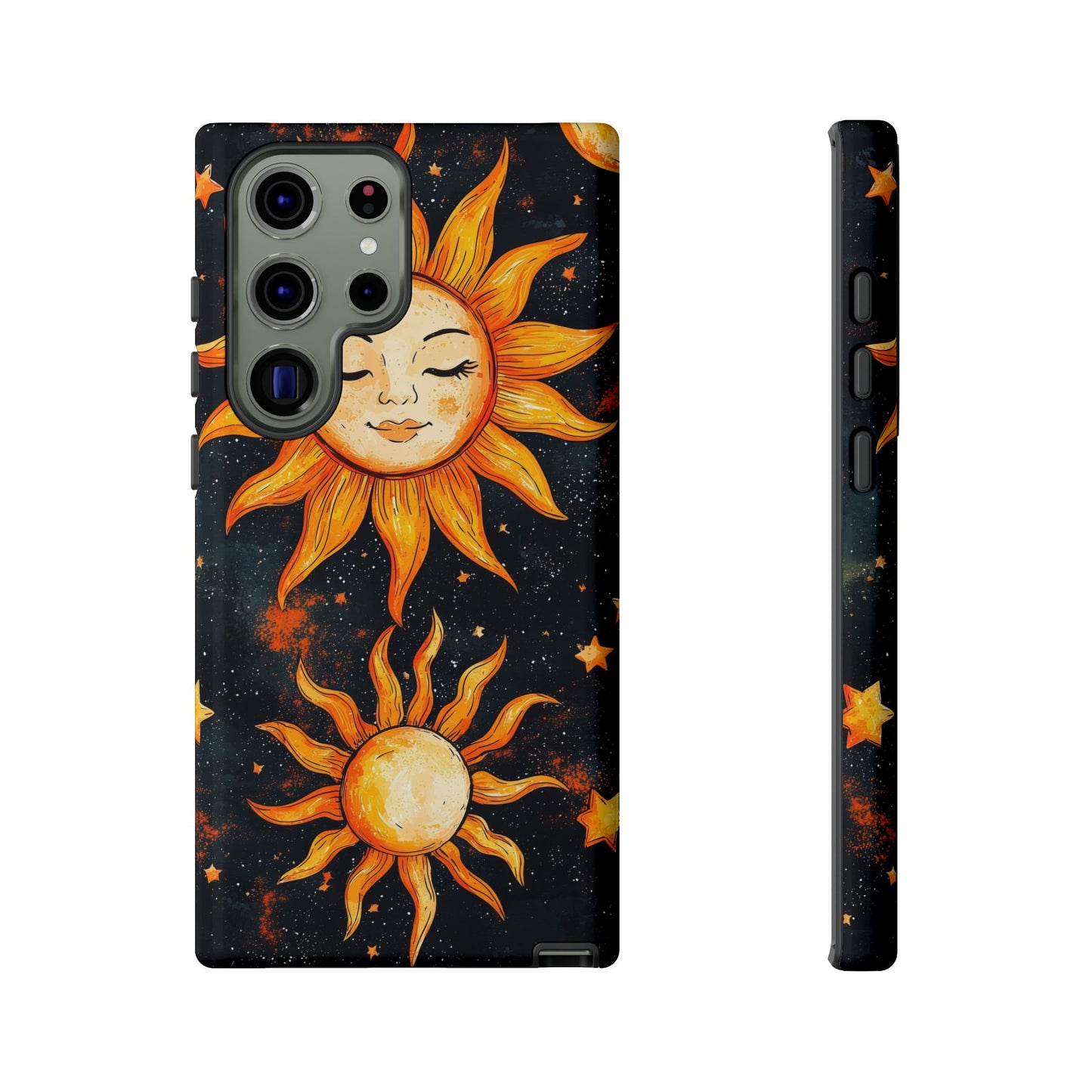 Celestial Sun & Moon Boho Phone Case for iPhone, Pixel & Samsung