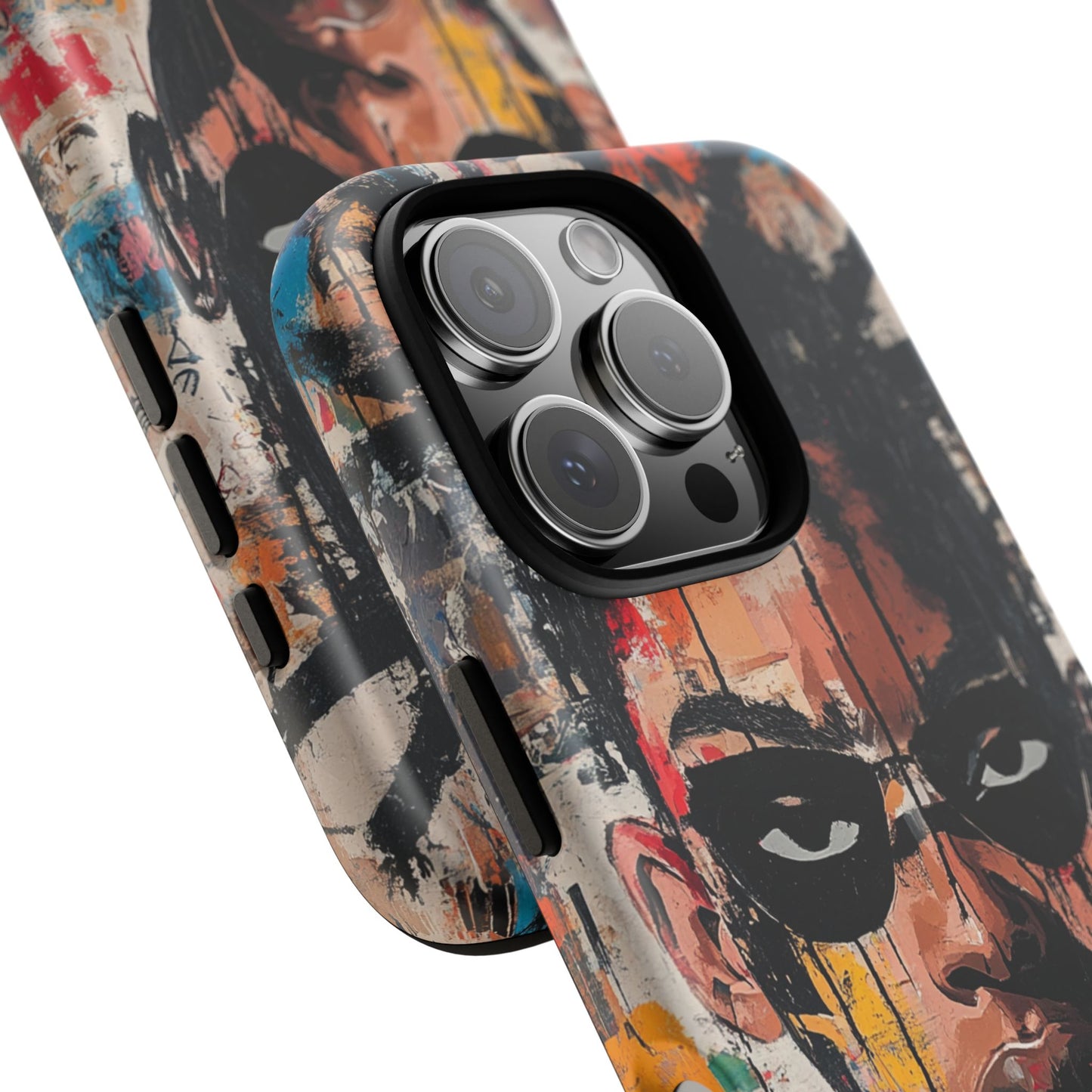 Abstract Graffiti Phone Case – Basquiat Art Inspired - iPhone, Samsung & Google Pixel Cover - Artistic Painting Case,  Art Lover Gift