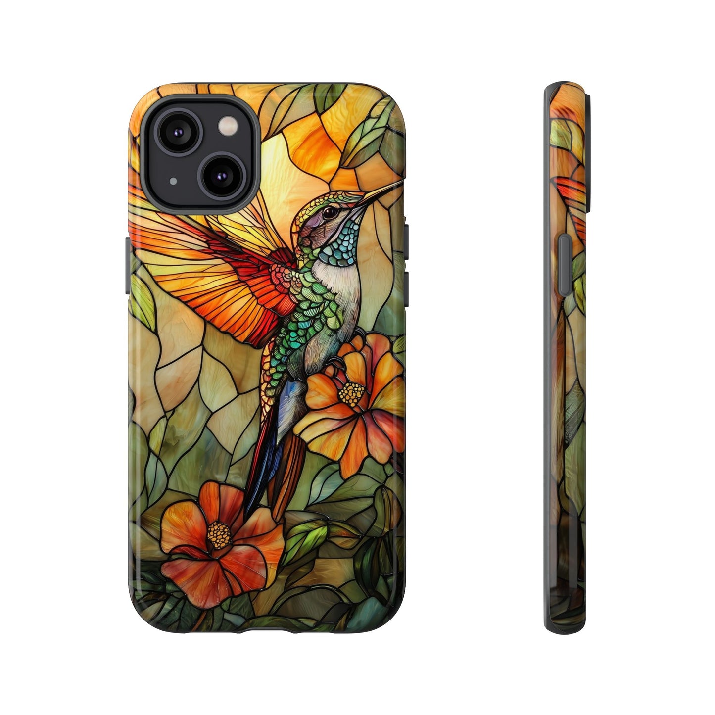 Whispers in Flight – Mosaic Hummingbird Phone Case for iPhone, Samsung & Pixel