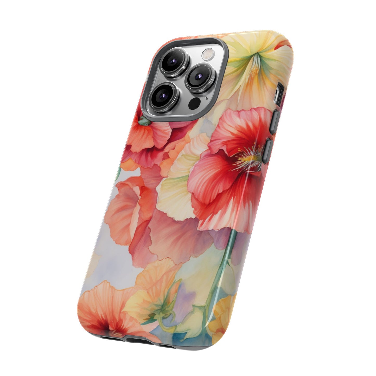 Floral Harmony Watercolor Mobile Case