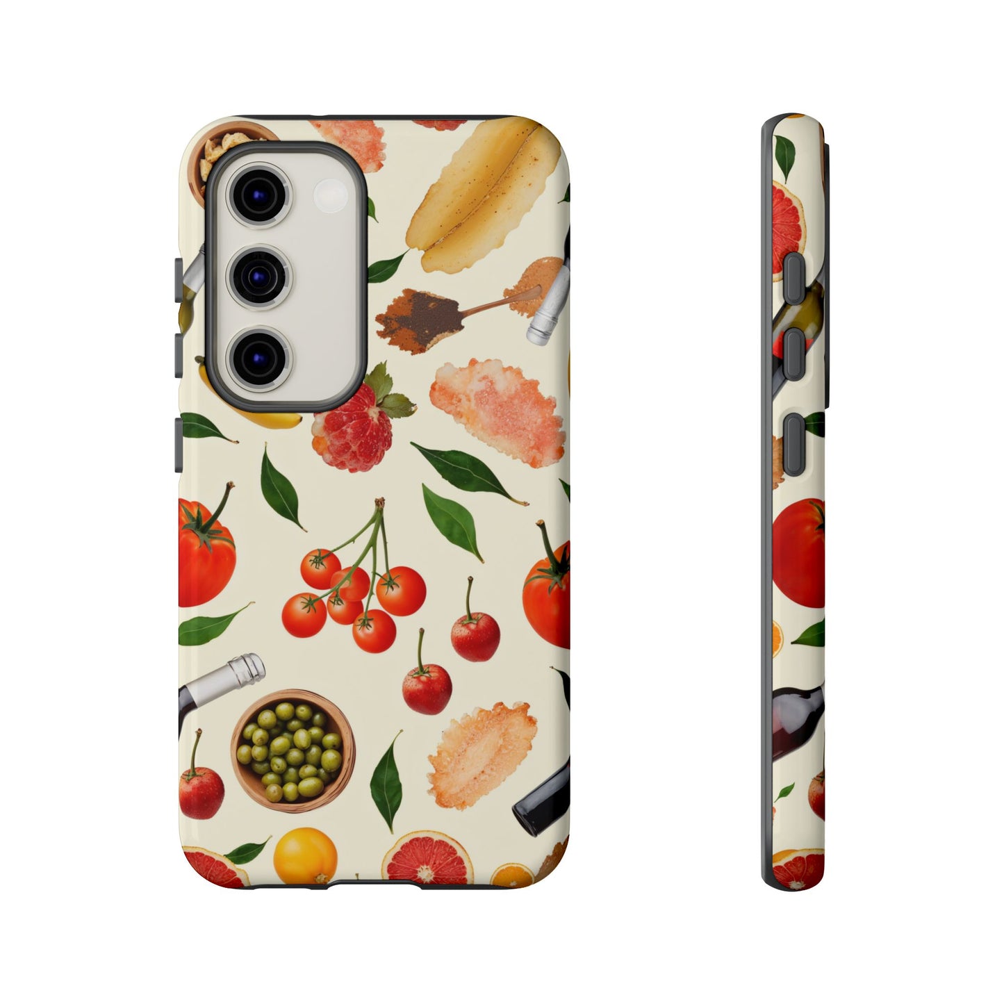 Fresh Fruits & Veggies Pattern Phone Case