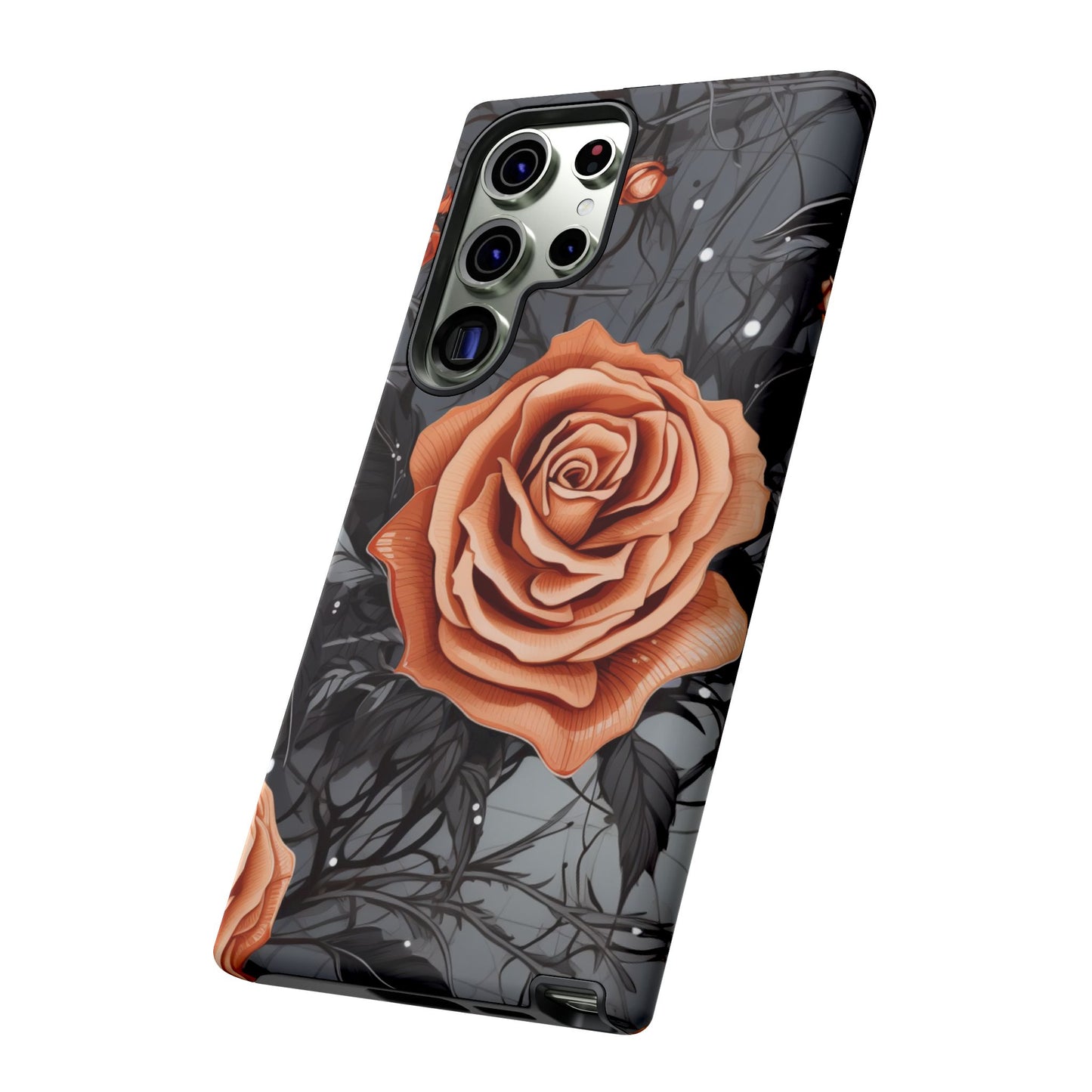 Mystic Noir Rose Mobile Case