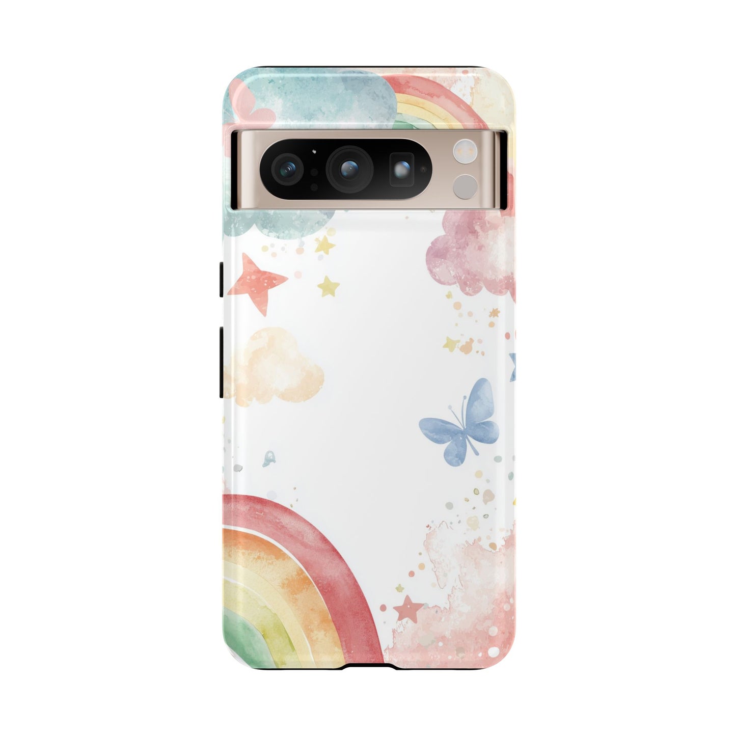 Dreamy Skies & Rainbows Watercolor Phone Case for iPhone, google Pixel & Samsung
