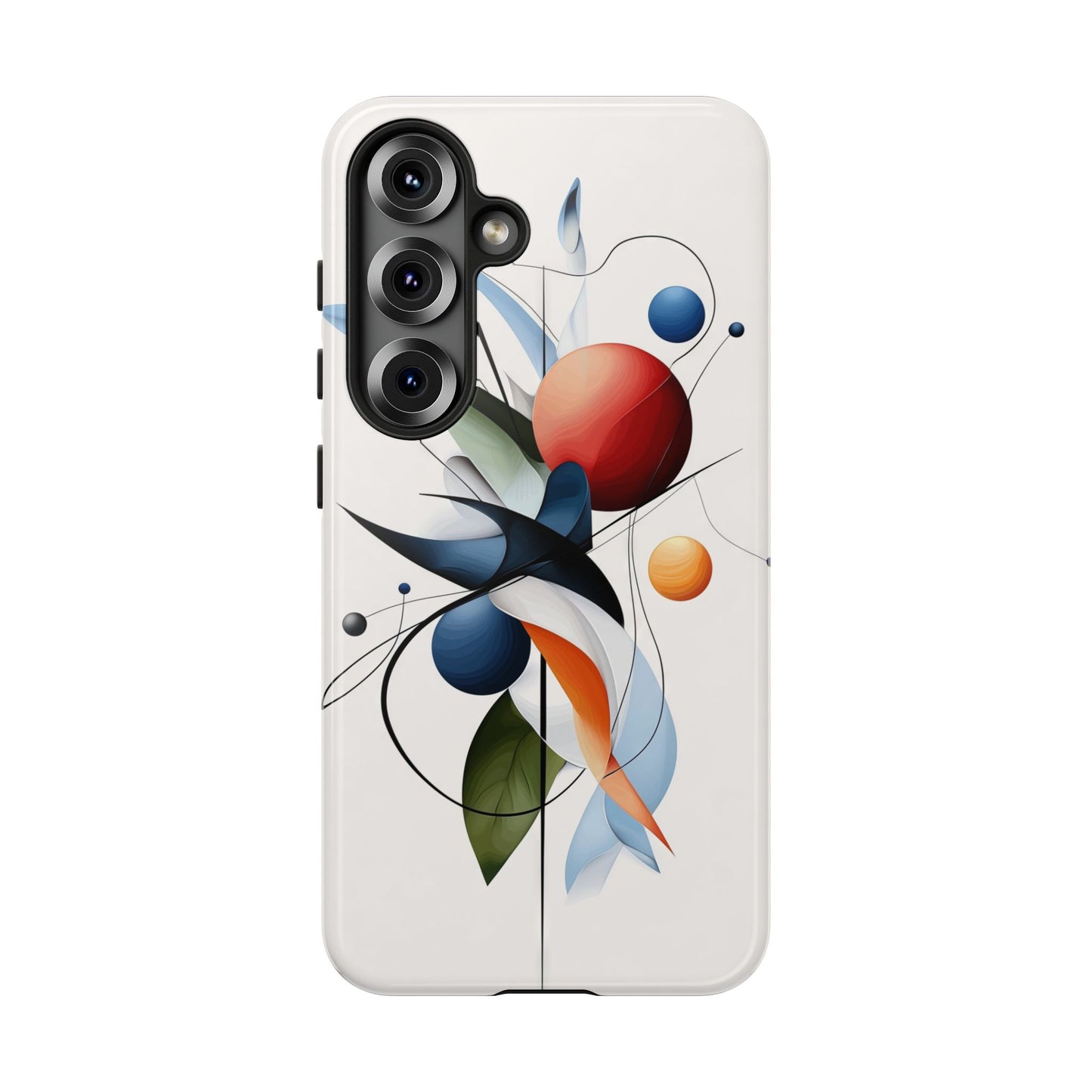 Orbit Bloom – Minimal Abstract Art Phone Case for iPhone, Samsung & Pixel
