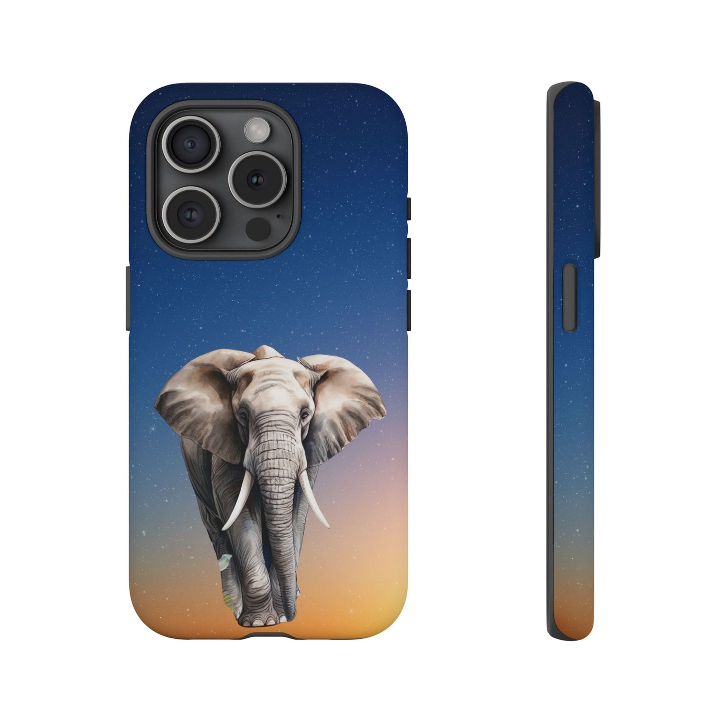 Celestial Elephant Mobile Cover – Dreamy Night Sky Aesthetic
