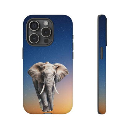 Celestial Elephant Mobile Cover – Dreamy Night Sky Aesthetic