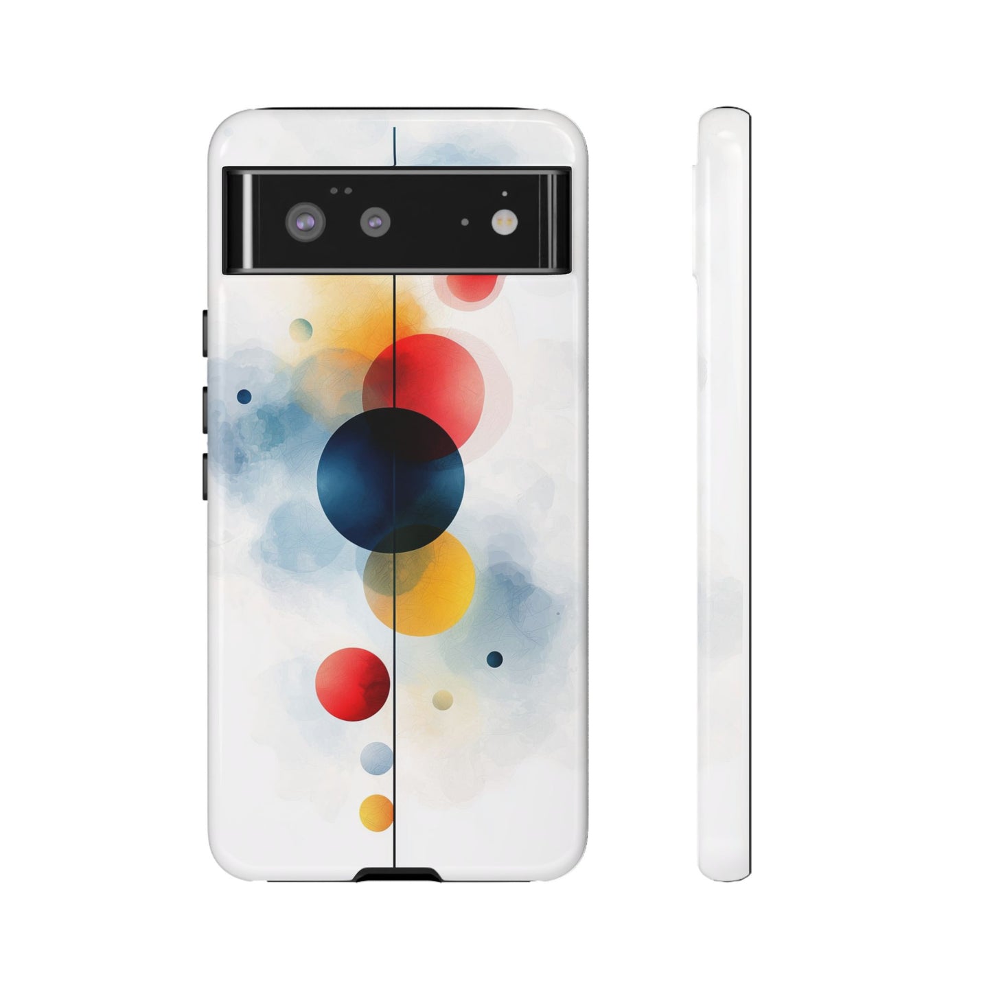 Celestial Balance – Watercolor Abstract Phone Case for iPhone, Samsung & Pixel