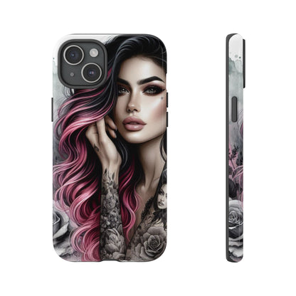 Tattooed Elegance – Gothic Art Mobile Cover