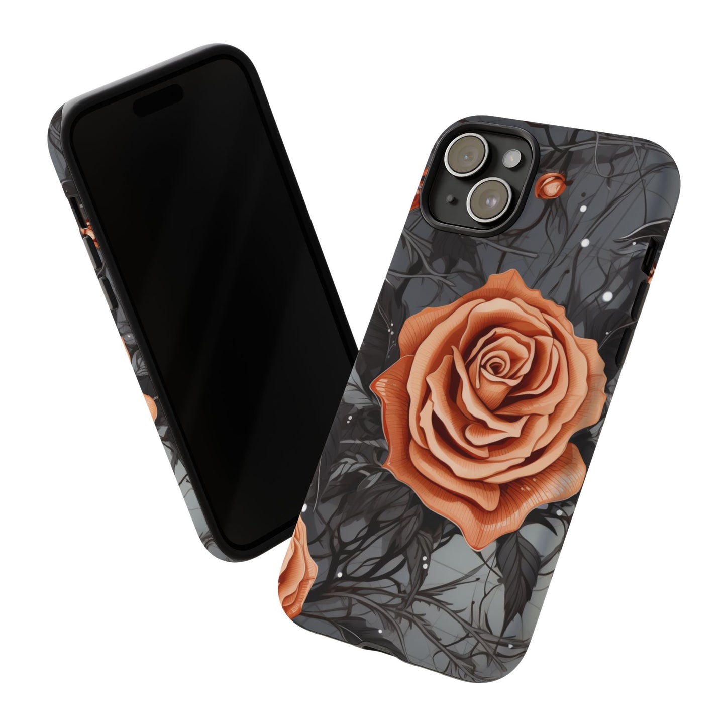 Mystic Noir Rose Mobile Case