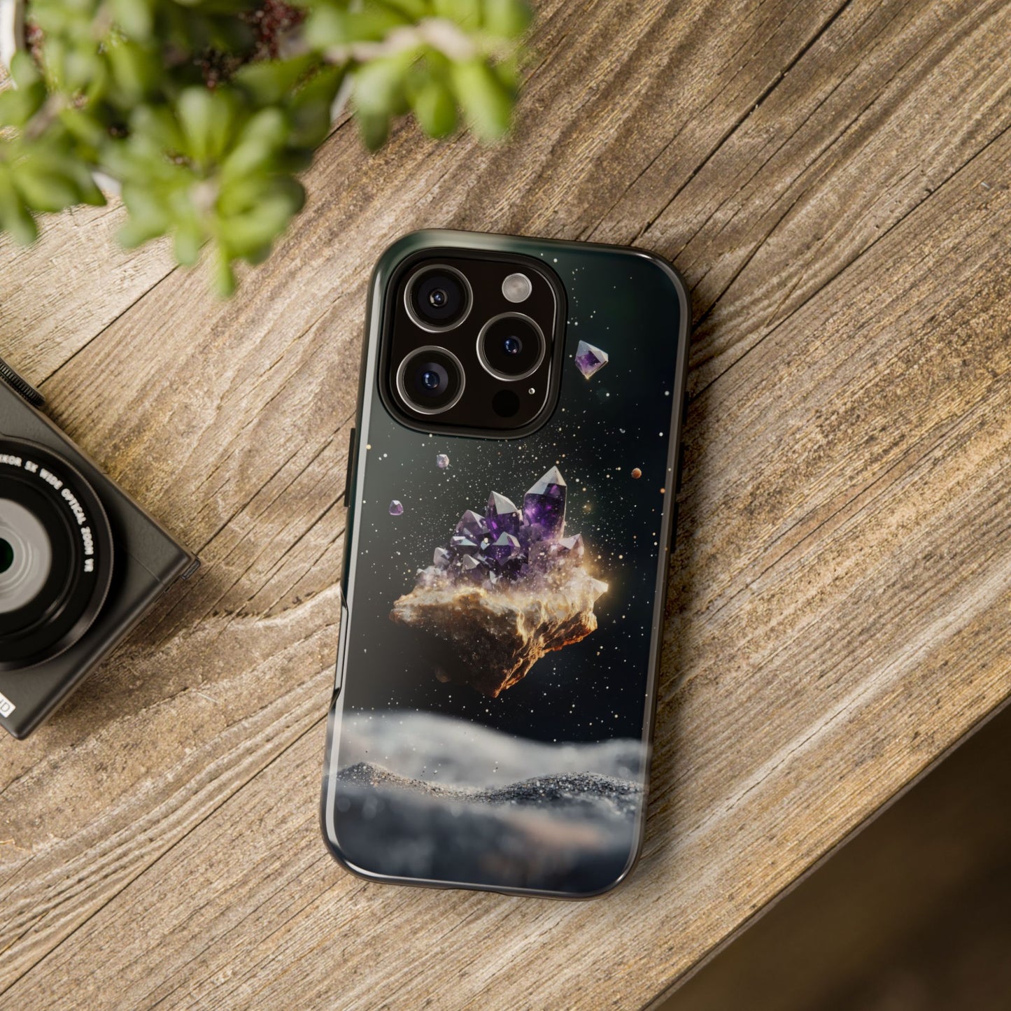 Mystic Amethyst Stones Phone Case for iPhone, Samsung & Google Pixel