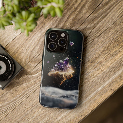 Mystic Amethyst Stones Phone Case for iPhone, Samsung & Google Pixel