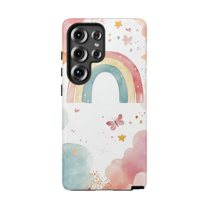 Rainbow Whimsy Watercolor Phone Case for iPhone, google Pixel & Samsung