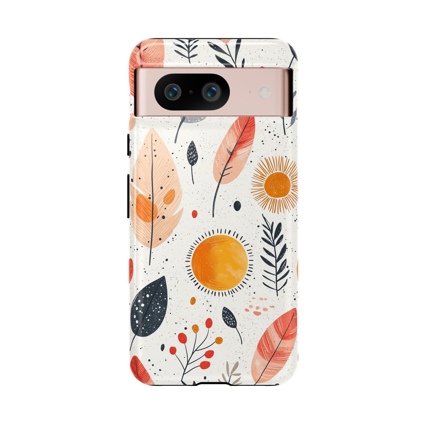Sunshine & Feathers Boho Phone Case for iPhone, Pixel & Samsung