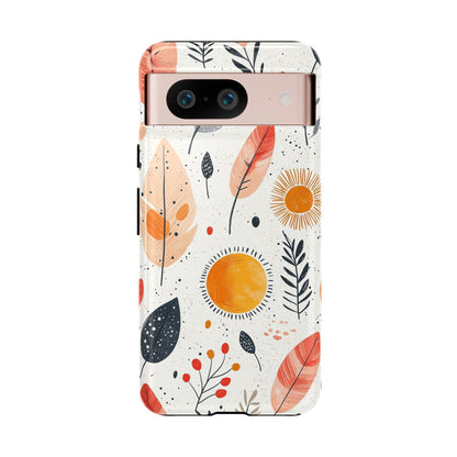 Sunshine & Feathers Boho Phone Case for iPhone, Pixel & Samsung