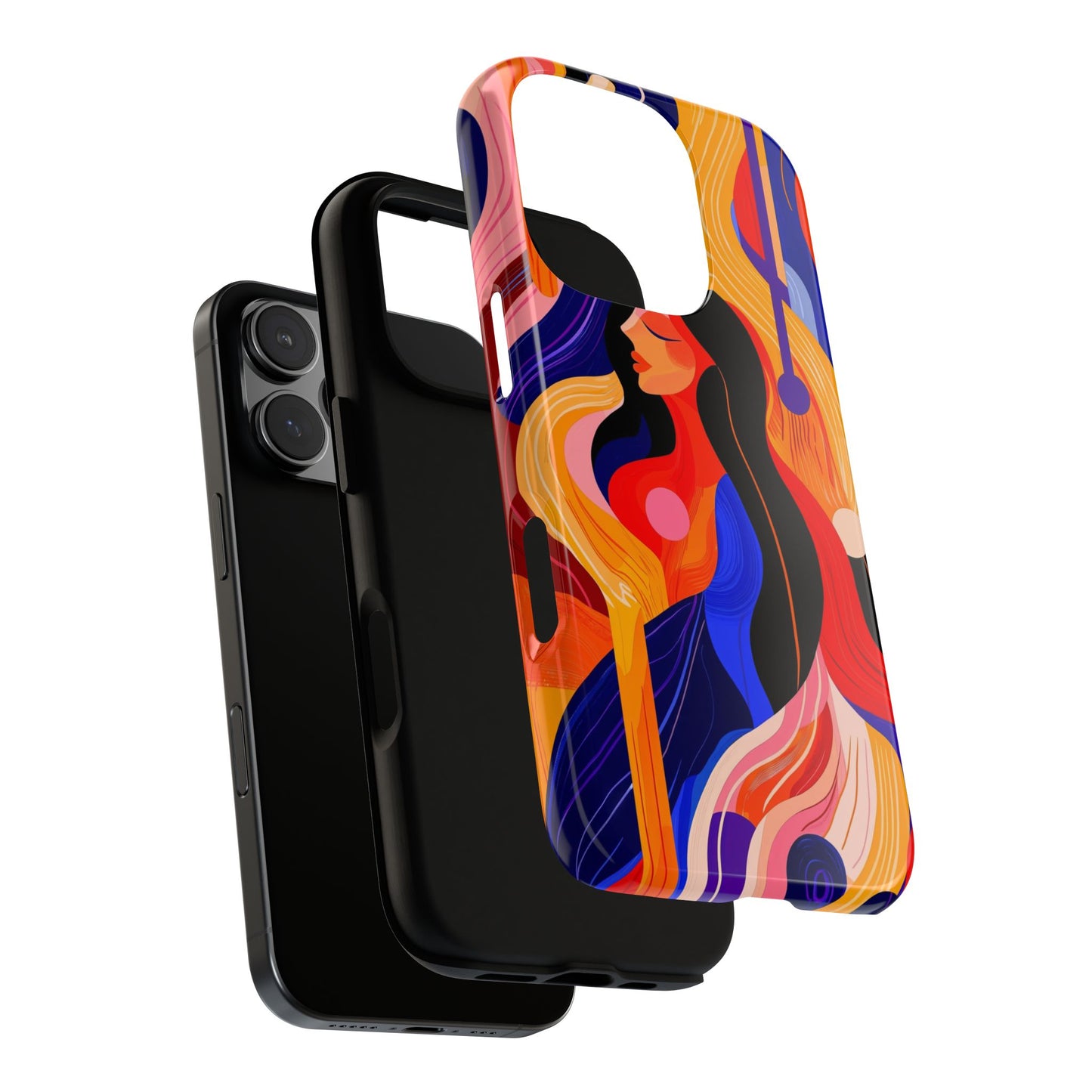 Muse in Motion – Abstract Goddess Phone Case for iPhone, Samsung & Pixel