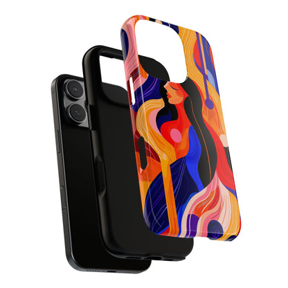 Muse in Motion – Abstract Goddess Phone Case for iPhone, Samsung & Pixel