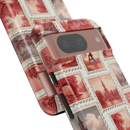 Vintage Postcard Stamps Phone Case