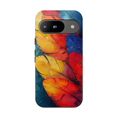 Tropical Macaw Feather Phone Case for iPhone, Samsung & Google Pixel