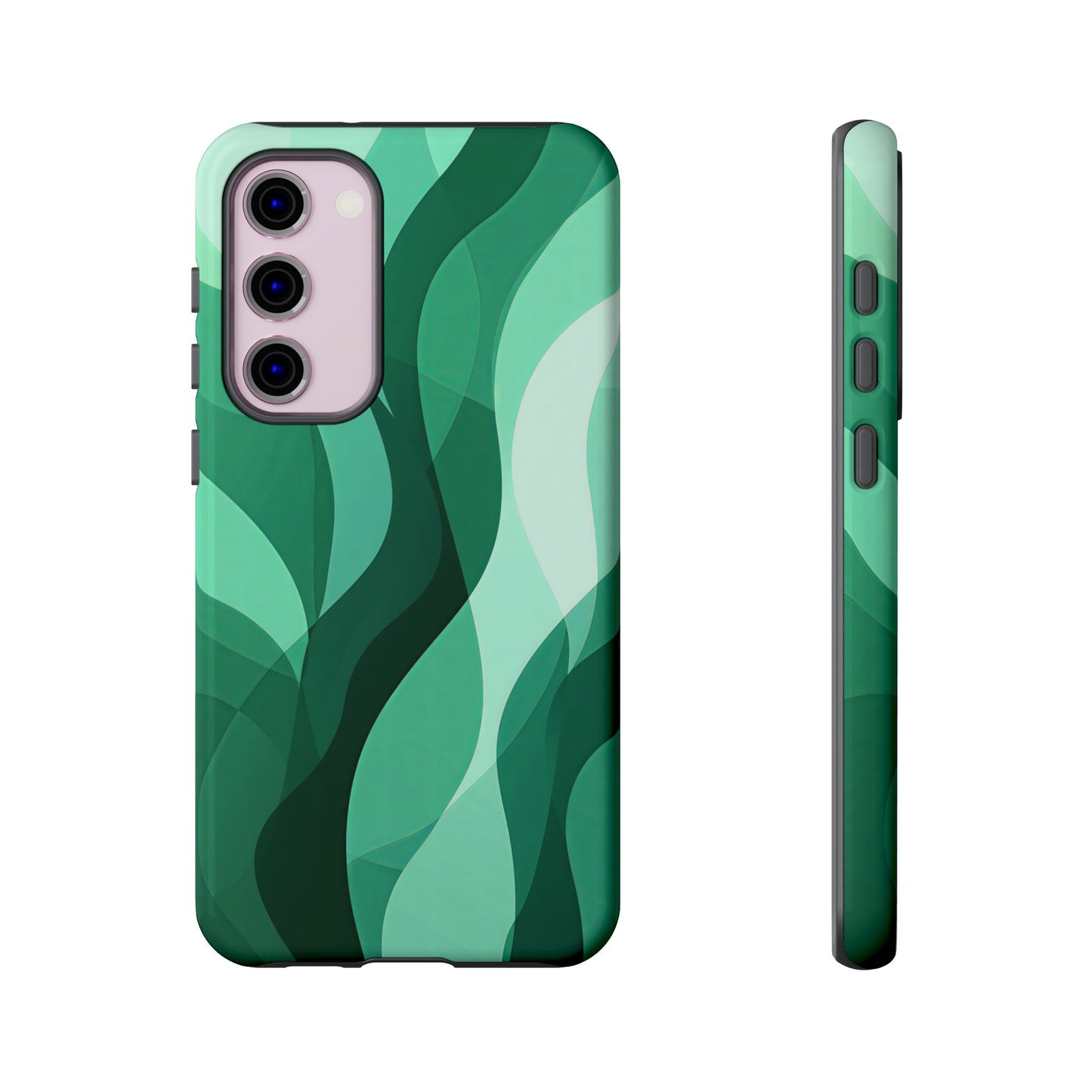 Verdant Flow – Abstract Nature-Inspired Phone Case for iPhone, Samsung & Pixel