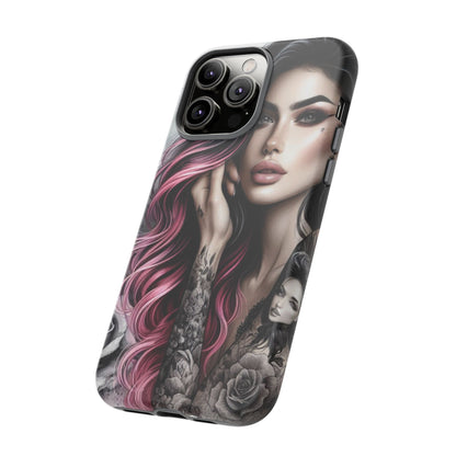 Tattooed Elegance – Gothic Art Mobile Cover