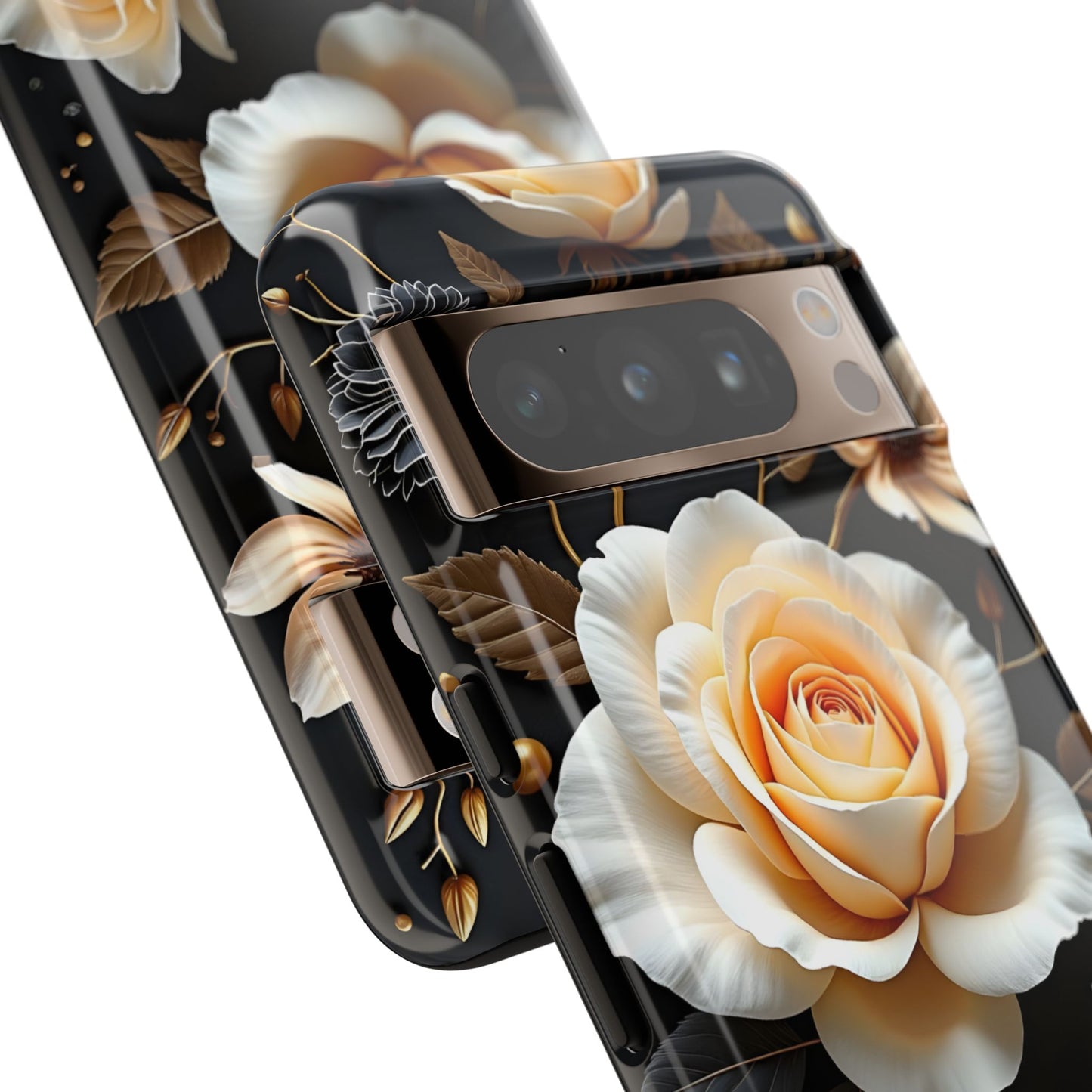 Elegant 3D Floral Design, Botanical Phone Case design for Iphone.