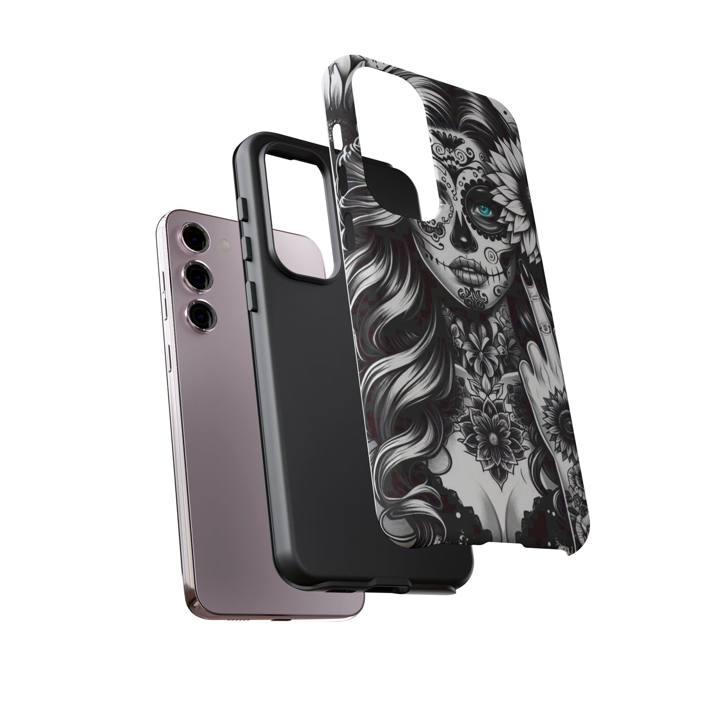 La Rebel – Day of the Dead Gothic Attitude Mobile Cover