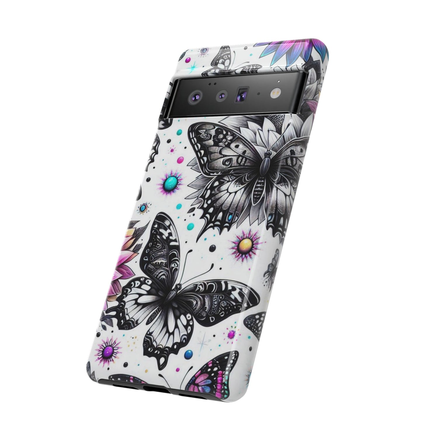 Celestial Flight – Cosmic Butterflies & Floral Magic Mobile Cover