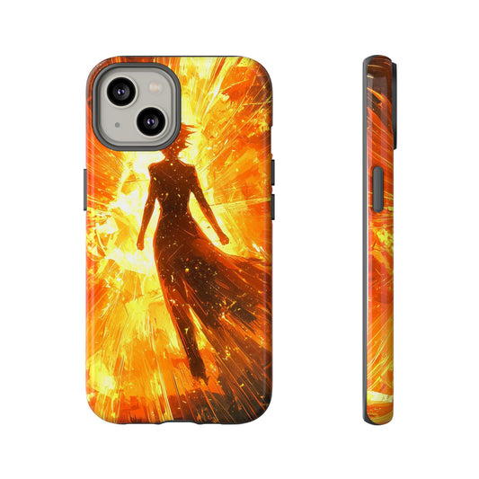 Solar Ascension | Silhouette of Fire Phone Case for iPhone, Samsung & Pixel