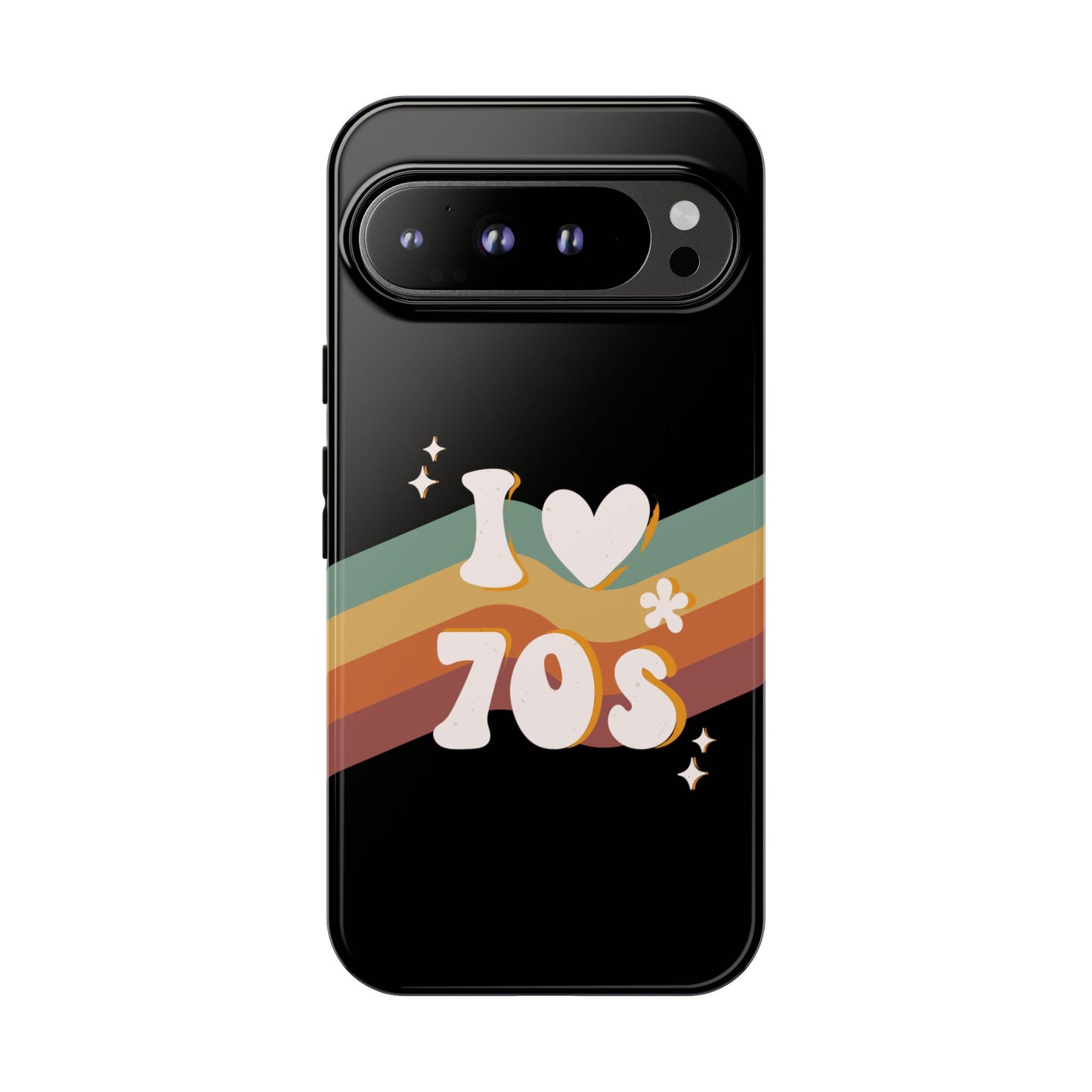 Retro "I Love 70s" Phone Case – Vintage Groovy Design for iPhone, Samsung & Google Pixel
