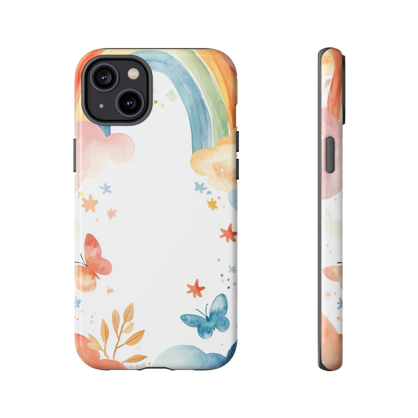 Dreamy Skies & Rainbows Watercolor Phone Case for iPhone, google Pixel & Samsung