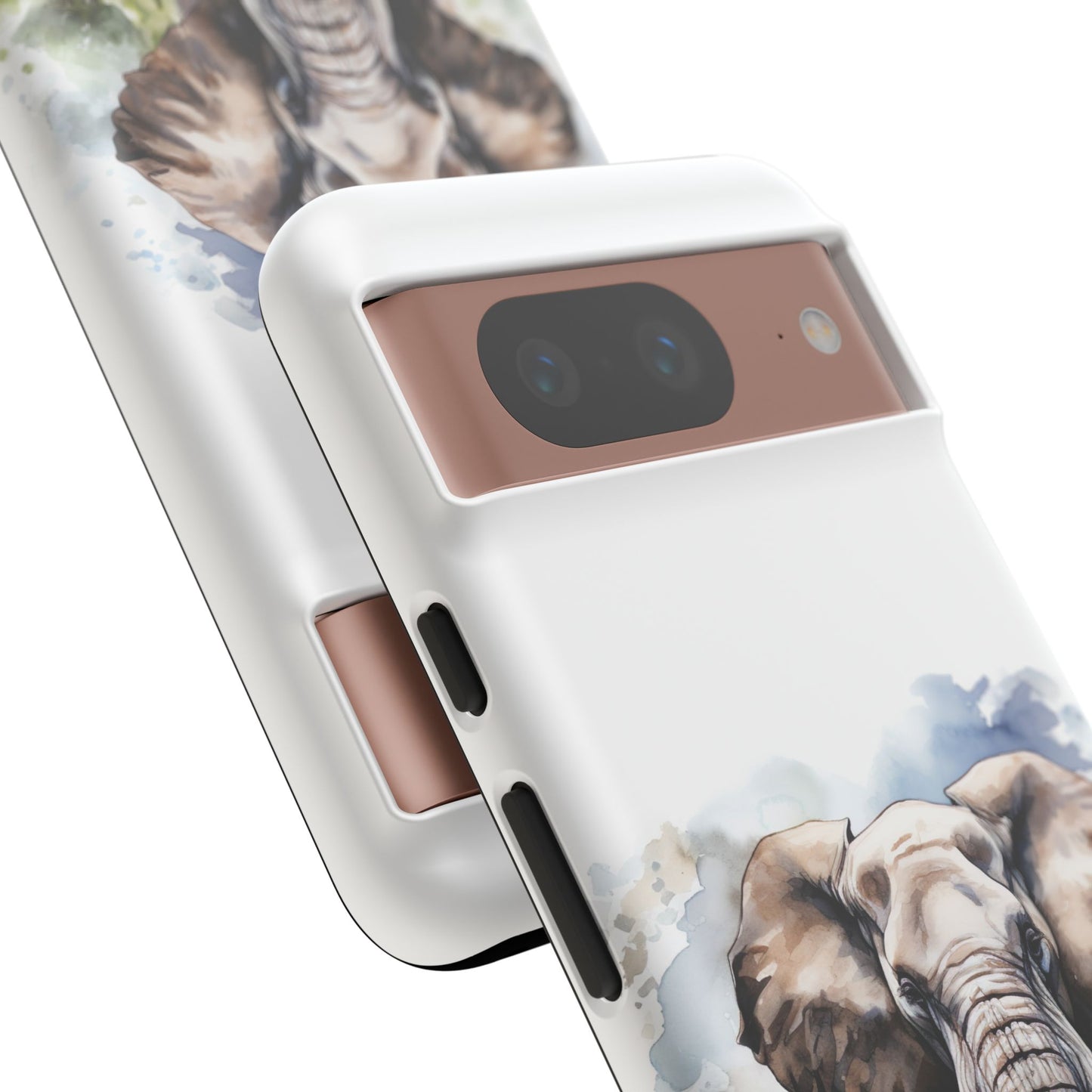Majestic Watercolor Elephant Mobile Cover – Artistic Wildlife Design