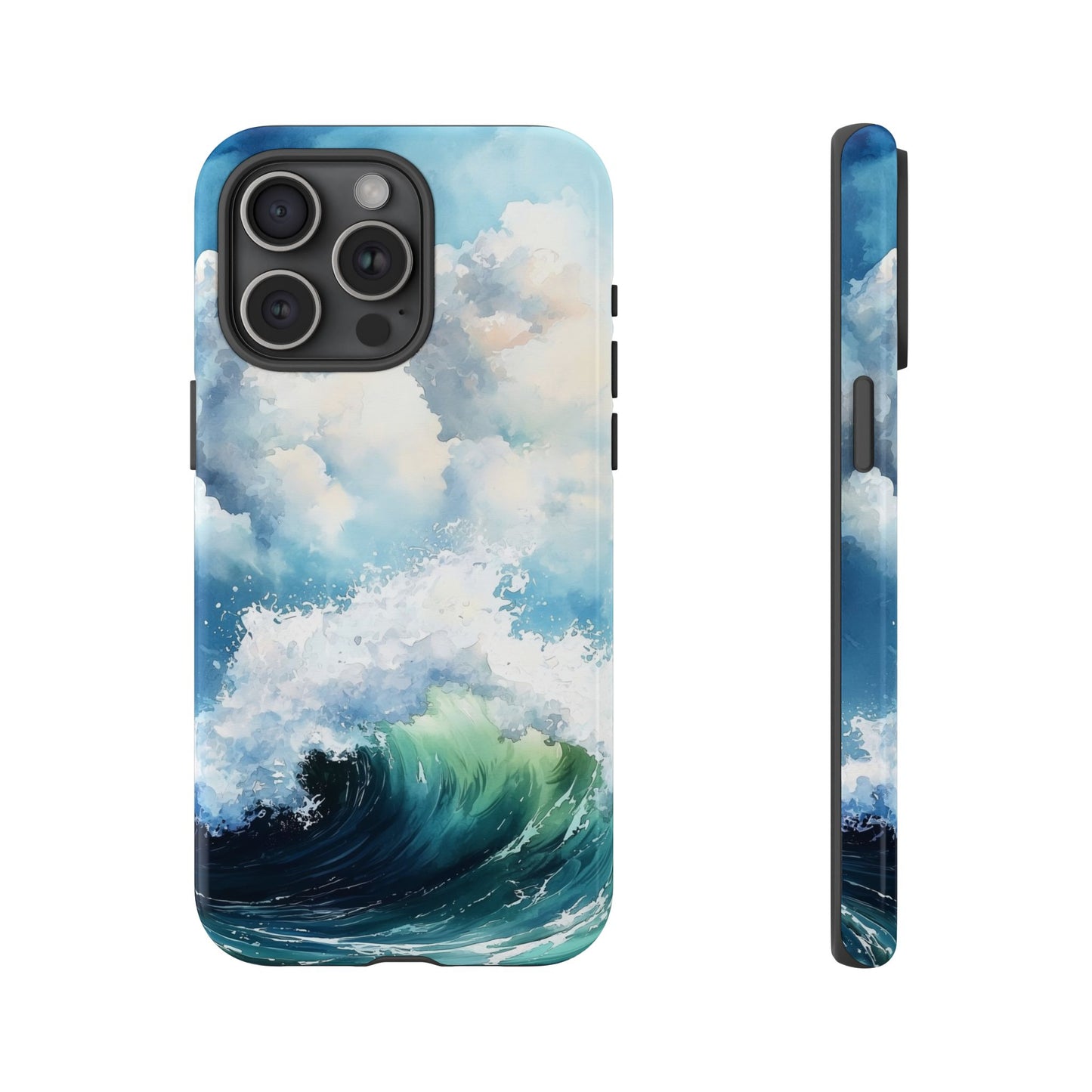 Pastel Wave Dream Watercolor Phone Case for iPhone, google Pixel & Samsung