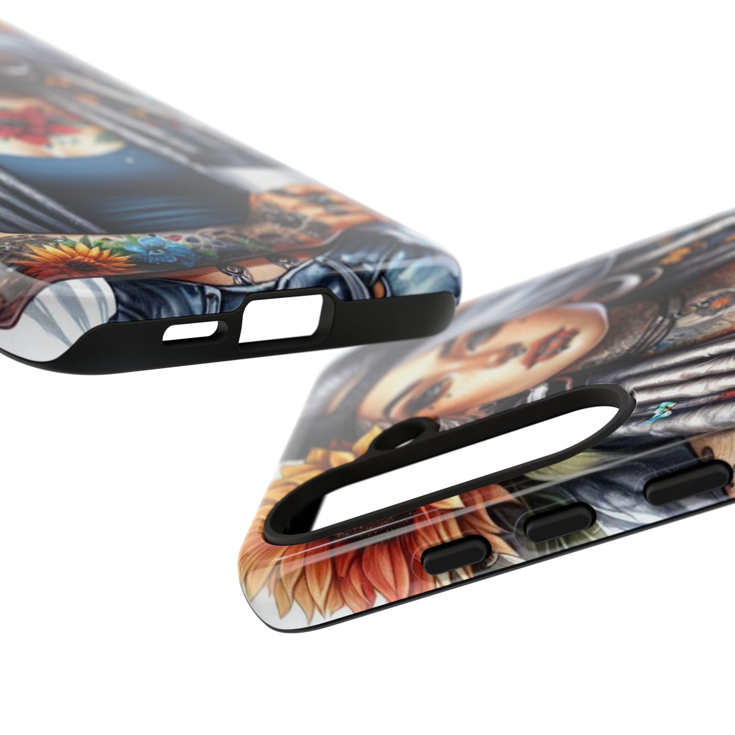 Sunflower Queen – Boho Rebel Tattoo Mobile Cover