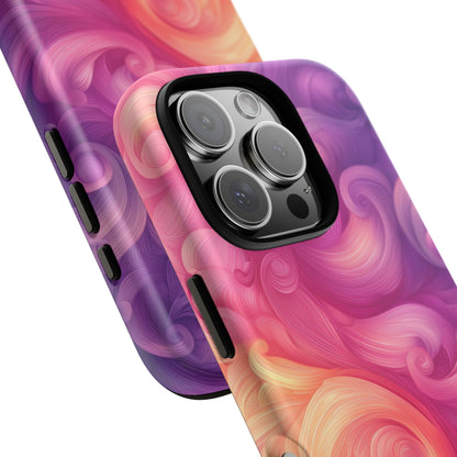 Cotton Candy Swirl Watercolor Phone Case for iPhone, google Pixel & Samsung