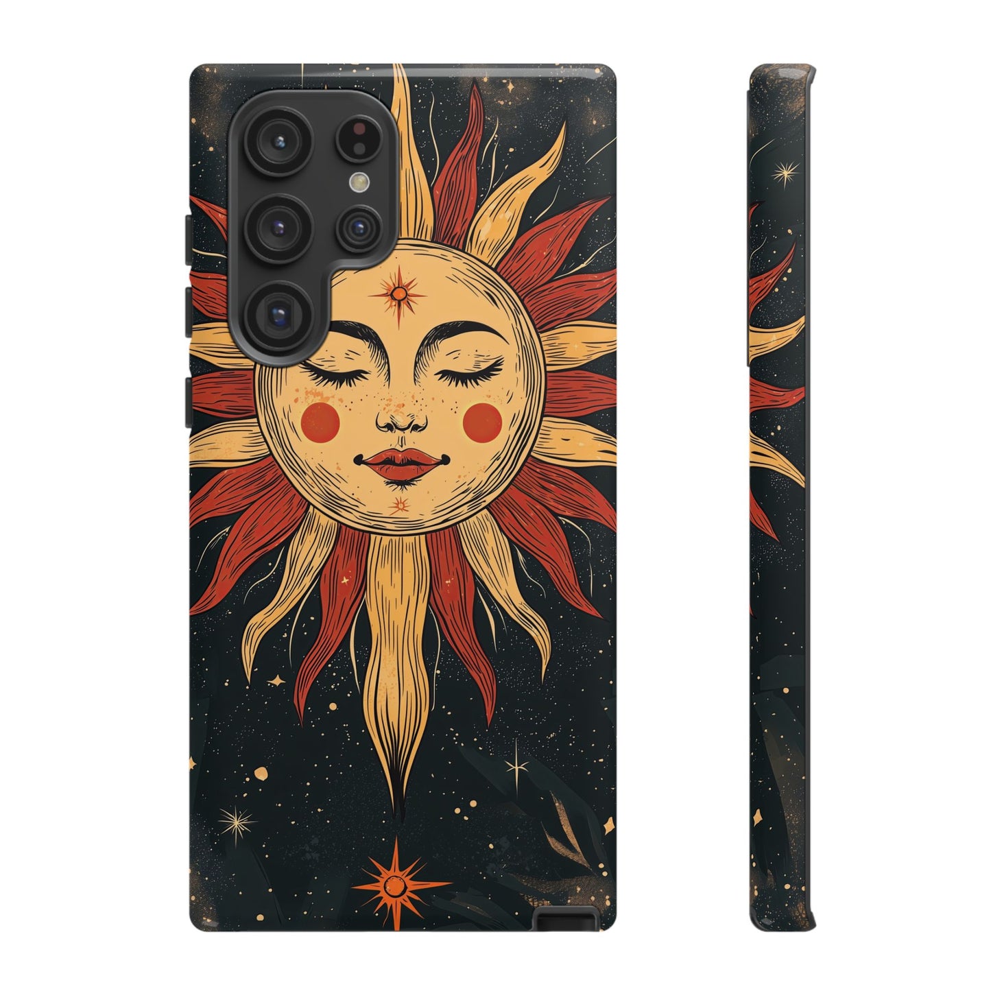 Boho Cosmic Sun Phone Case for iPhone, Pixel & Samsung