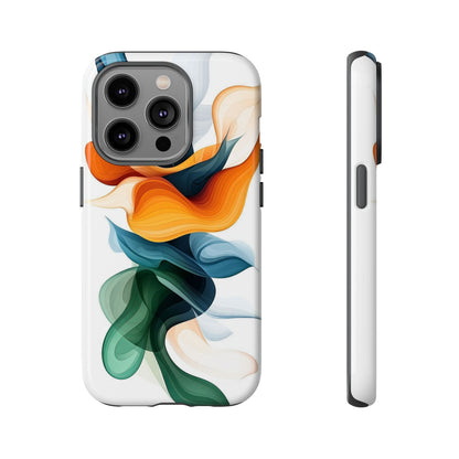 Verdant Flow – Modern Abstract Phone Case for iPhone, Samsung & Pixel