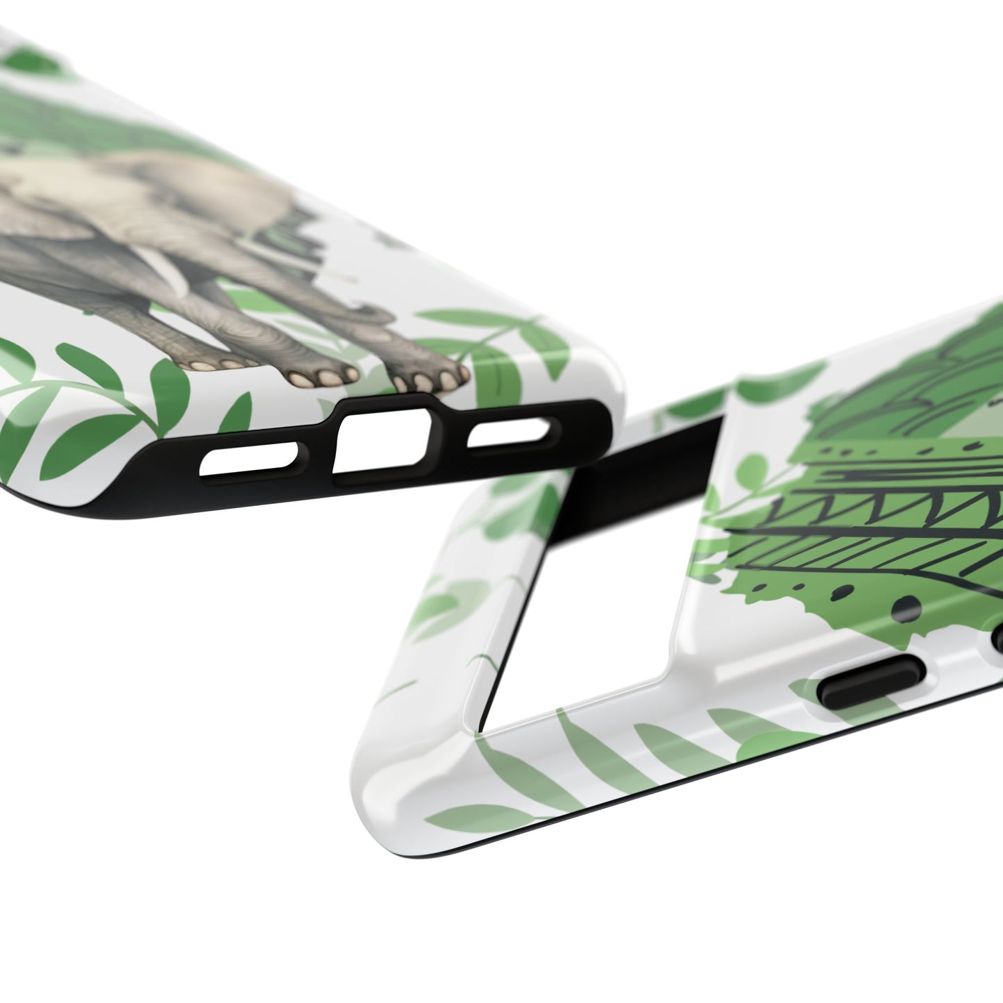 Tropical Elephant Mobile Cover – Nature-Inspired Boho Art