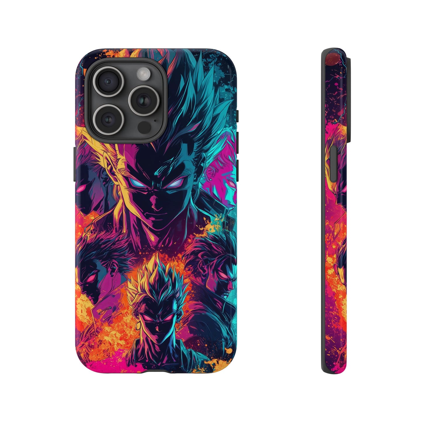 Multiverse Saiyan Rebellion | Comic-Style Anime Warriors Explosion Phone Case for iPhone, Samsung & Pixel