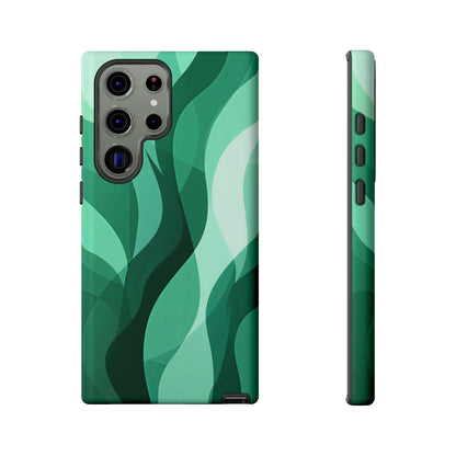 Verdant Flow – Abstract Nature-Inspired Phone Case for iPhone, Samsung & Pixel